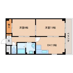 王寺駅 徒歩3分 3階の物件間取画像